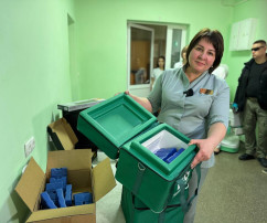 Благотворительную помощь доставили в Перинатальный центр Макеевки Благотворительную помощь доставили в Перинатальный центр Макеевки.